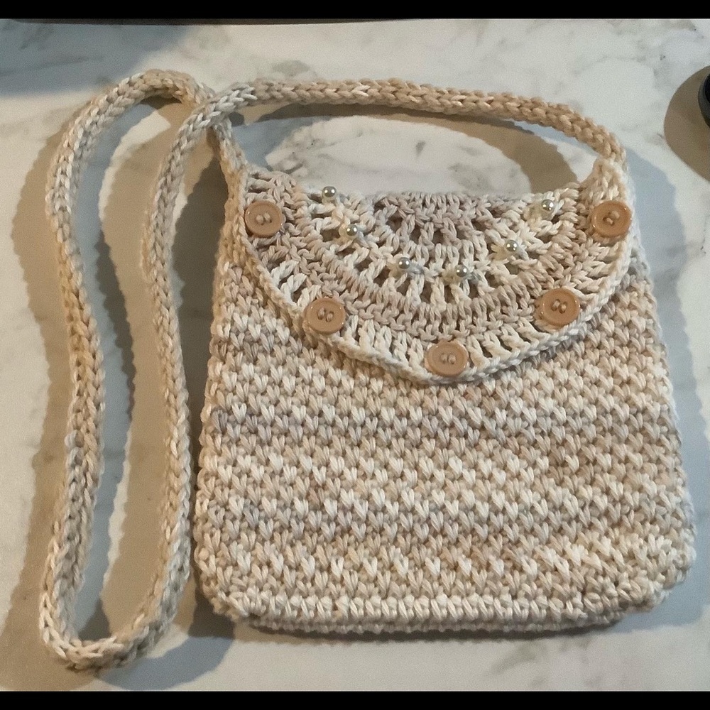 Handmade crochet bag